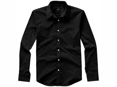 Рубашка Hamilton мужская с длинным рукавом, черный, изображение 9