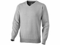 Пуловер Spruce мужской с V-образным вырезом, серый меланж, изображение 1