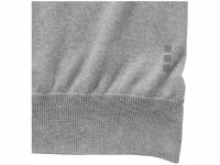 Пуловер Spruce мужской с V-образным вырезом, серый меланж, изображение 4