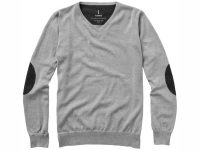 Пуловер Spruce мужской с V-образным вырезом, серый меланж, изображение 6