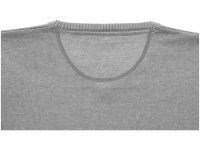 Пуловер Spruce мужской с V-образным вырезом, серый меланж, изображение 8