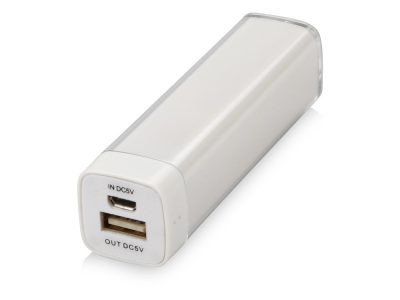 Портативное зарядное устройство Ангра, 2200 mAh, белый — 392416_2, изображение 1