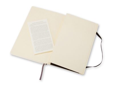 Записная книжка Moleskine Classic Soft (нелинованный), Large (13х21см), черный — 50631007_2, изображение 4