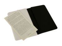 Записная книжка Moleskine Cahier (нелинованный, 3 шт.), Pocket (9х14см), черный — 60712007_2, изображение 3