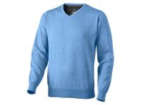 Пуловер Spruce мужской с V-образным вырезом, светло-синий, изображение 1