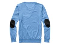 Пуловер Spruce мужской с V-образным вырезом, светло-синий, изображение 6