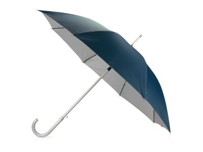 Зонт-трость полуавтомат Майорка, синий/серебристый — 673010.04_2, изображение 1