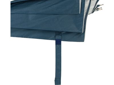 Зонт-трость полуавтомат Майорка, синий/серебристый — 673010.04_2, изображение 3