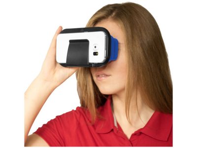 Складные силиконовые очки виртуальной реальности, ярко-синий/черный — 13422801_2, изображение 6