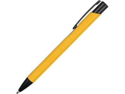 Ручка металлическая шариковая Crepa, желтый/черный — 304904_2, изображение 3