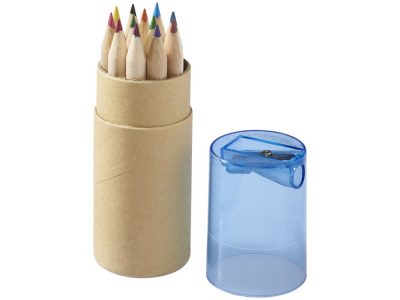 Набор карандашей 12 единиц, натуральный/голубой — 10706800_2, изображение 2