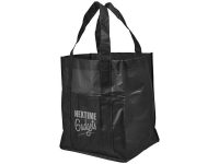 Ламинированная сумка для покупок, черный — 12036900_2, изображение 4