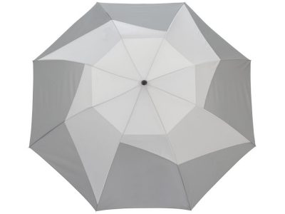 Зонт двухсекционный Pinwheel с автоматическим открытием, 23, серый, изображение 2