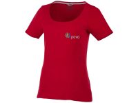 Женская футболка с короткими рукавами Bosey, темно-красный, изображение 5
