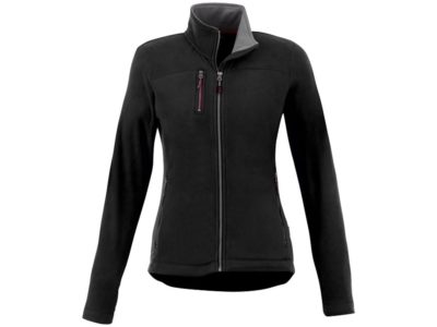 Женская микрофлисовая куртка Pitch, черный, изображение 5