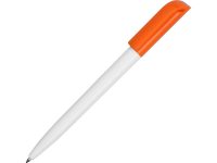 Ручка пластиковая шариковая Миллениум Color CLP, белый/оранжевый — 13104.13_2, изображение 1