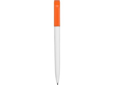 Ручка пластиковая шариковая Миллениум Color CLP, белый/оранжевый — 13104.13_2, изображение 2