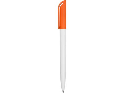 Ручка пластиковая шариковая Миллениум Color CLP, белый/оранжевый — 13104.13_2, изображение 3