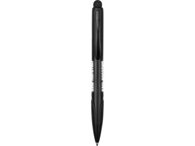 Ручка-стилус шариковая Light, черная с белой подсветкой — 73580.06_2, изображение 4