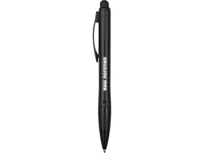 Ручка-стилус шариковая Light, черная с белой подсветкой — 73580.06_2, изображение 5
