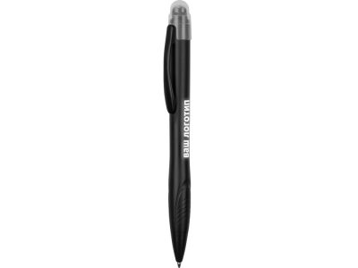 Ручка-стилус шариковая Light, черная с белой подсветкой — 73580.06_2, изображение 6