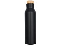 Вакуумная изолированная бутылка с пробкой, черный — 10053500_2, изображение 4