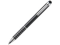 Алюминиевая глазурованная шариковая ручка, черный — 10714200_2, изображение 1