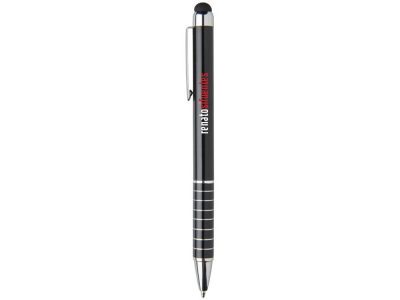 Алюминиевая глазурованная шариковая ручка, черный — 10714200_2, изображение 5