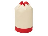 Рюкзак-мешок Indiana хлопковый, 180гр, натуральный/красный — 619551_2, изображение 3