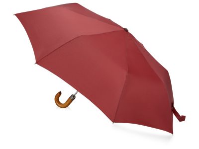 Зонт складной Cary, полуавтоматический, 3 сложения, с чехлом, бордовый — 979078_2, изображение 2