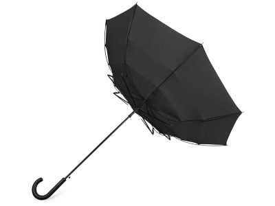 Зонт-трость Wind, полуавтомат, черный — 979067_2, изображение 4