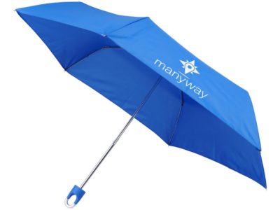 Складной зонт Emily 21 дюйм с карабином, ярко-синий — 10913801_2, изображение 7