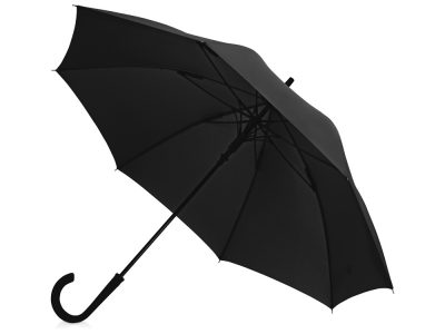 Зонт-трость Bergen, полуавтомат, черный — 989007_2, изображение 1