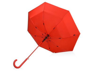 Зонт-трость Color полуавтомат, красный — 989001_2, изображение 3