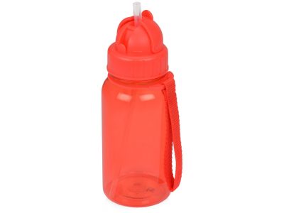 Бутылка для воды со складной соломинкой Kidz 500 мл, красный — 821701_2, изображение 2