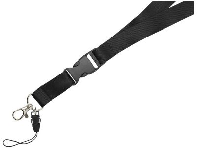 Шнурок Sagan с отстегивающейся пряжкой, держатель для телефона, черный — 10250801_2, изображение 3