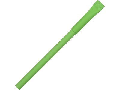 Ручка картонная с колпачком Recycled, зеленое яблоко — 12600.19_2, изображение 1