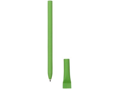 Ручка картонная с колпачком Recycled, зеленое яблоко — 12600.19_2, изображение 2
