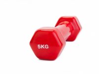 Гантель обрезиненная HULK, 5 кг, красный — 80167_2, изображение 3