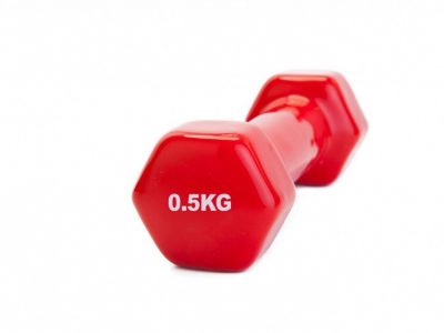 Гантель обрезиненная Alfina 0,5 кг, красный — 80269_2, изображение 2
