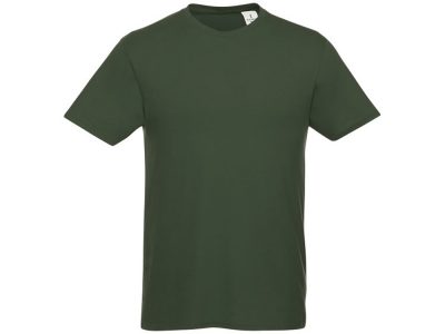Мужская футболка Heros с коротким рукавом, зеленый армейский, изображение 3