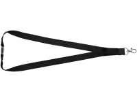 Шнурок Julian из бамбука с предохранительным зажимом, черный — 10251101_2, изображение 3