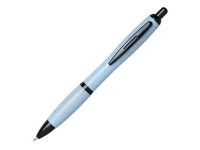 Шариковая ручка Nash из пшеничной соломы с черным наконечником, синий — 10738301_2, изображение 1