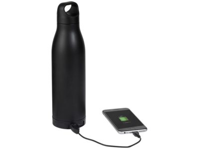 Бутылка Max объемом 540 мл с беспроводным зарядным устройством, черный, изображение 4