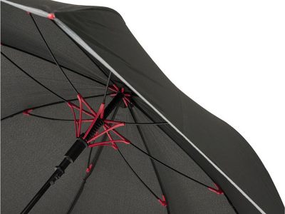 23-дюймовый ветрозащитный полуавтоматический зонт Felice, красный — 10940404_2, изображение 4