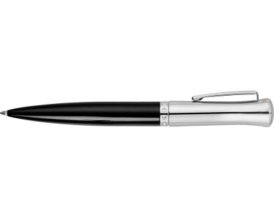 Ручка шариковая Ungaro модель Ovieto в футляре, черный/серебристый, изображение 4