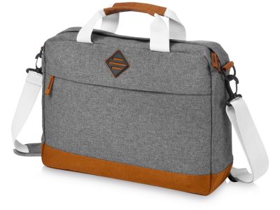 Конференц-сумка Echo для ноутбука 15,6, серый меланж, изображение 1