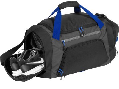 Спортивная сумка Milton, черный/темно-серый/ярко-синий, изображение 3