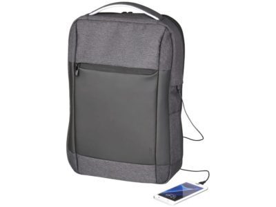 Изящный компьютерный рюкзак с противоударной защитой Zoom 15, темно-серый, изображение 3