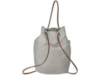 Рюкзак со шнурками Harper из хлопчатобумажной парусины, светло-серый, изображение 3